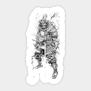 Samurai Warrior. Traditional Japanese. Sticker